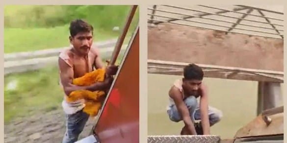 Train chor Viral Video